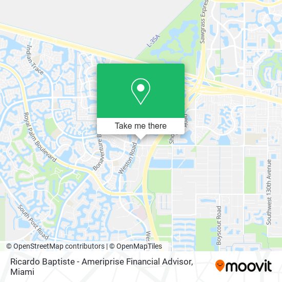 Ricardo Baptiste - Ameriprise Financial Advisor map