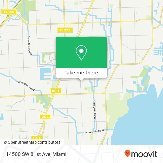 14500 SW 81st Ave map