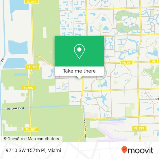 9710 SW 157th Pl map