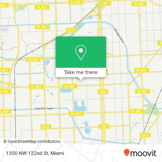 Mapa de 1350 NW 122nd St