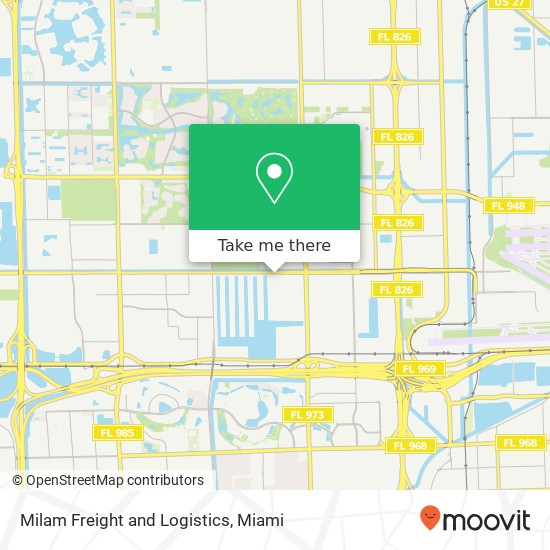 Milam Freight and Logistics map