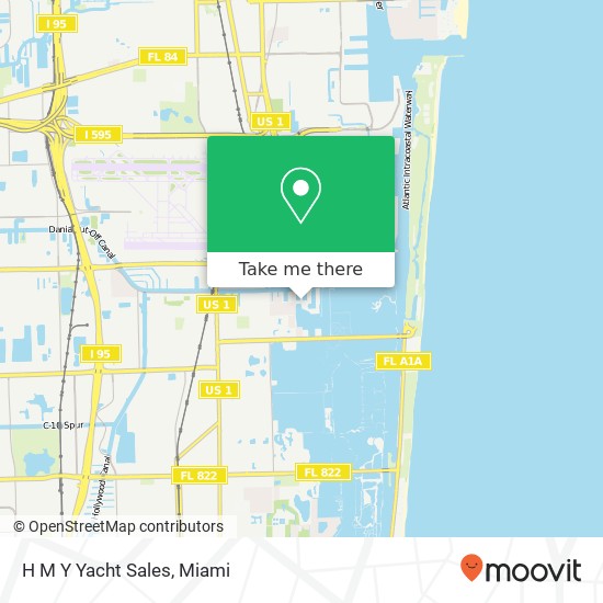 H M Y Yacht Sales map