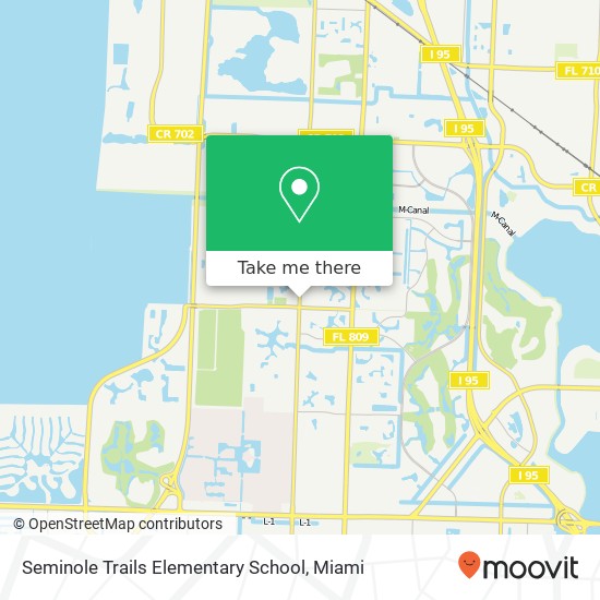 Seminole Trails Elementary School map