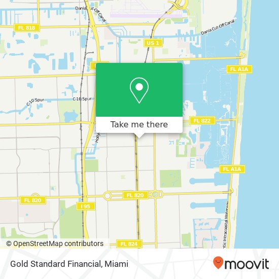 Mapa de Gold Standard Financial