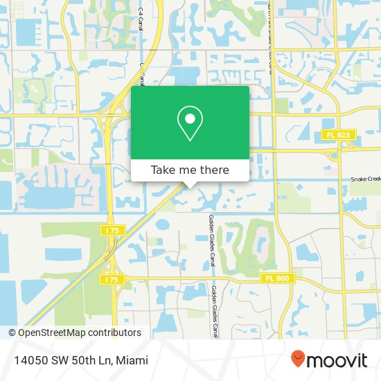 14050 SW 50th Ln map