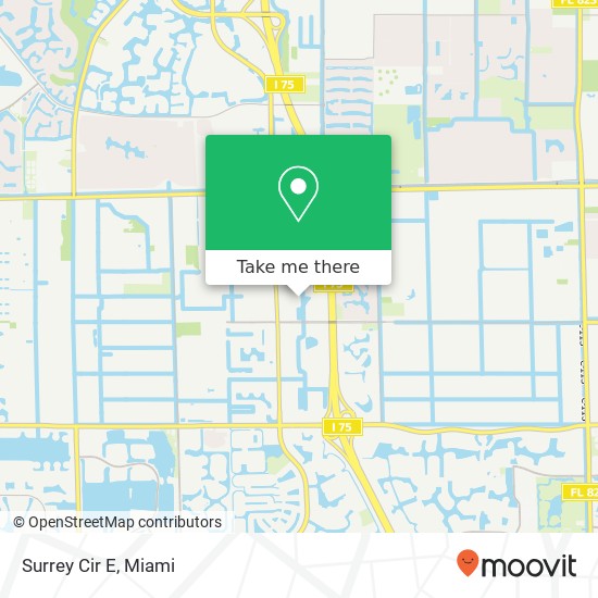 Surrey Cir E map