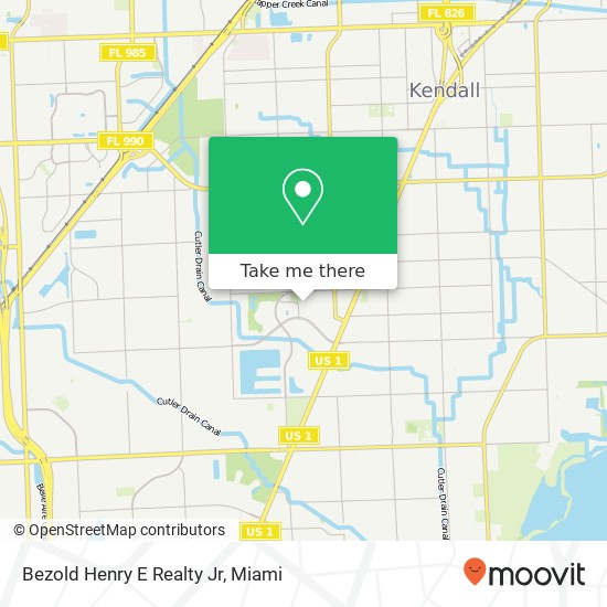 Bezold Henry E Realty Jr map