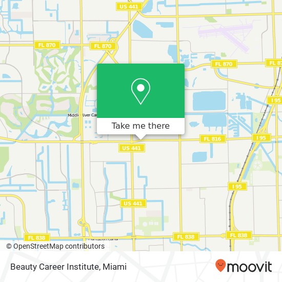 Beauty Career Institute map