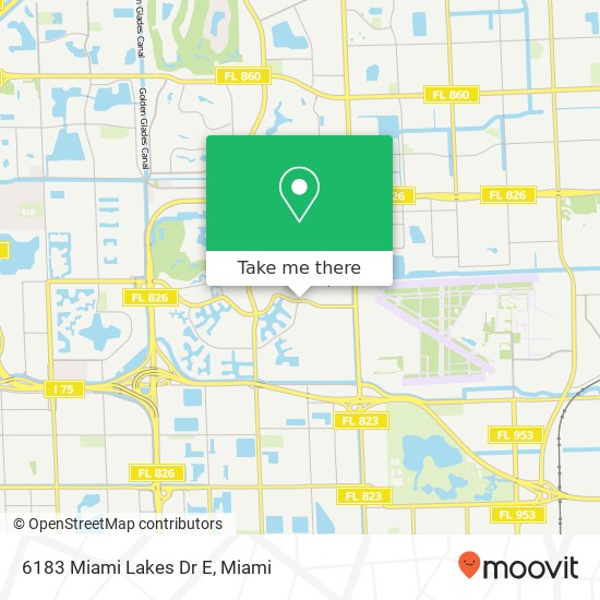 6183 Miami Lakes Dr E map