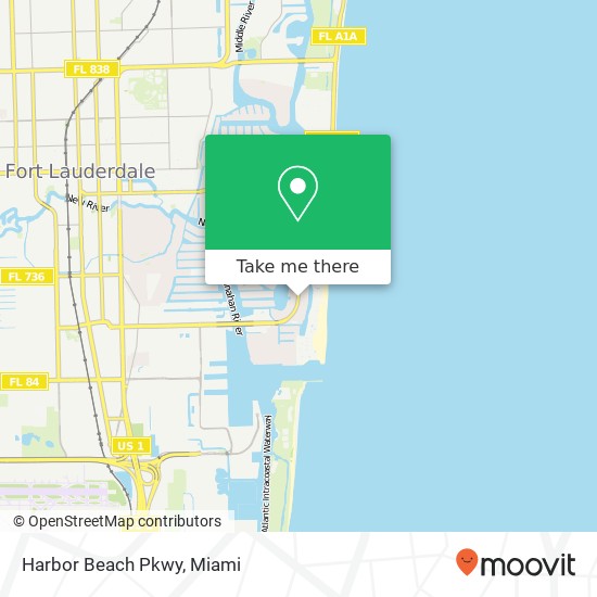 Mapa de Harbor Beach Pkwy