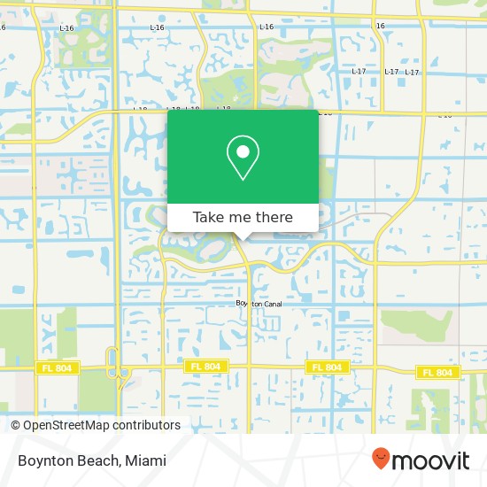 Boynton Beach map