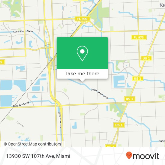 13930 SW 107th Ave map