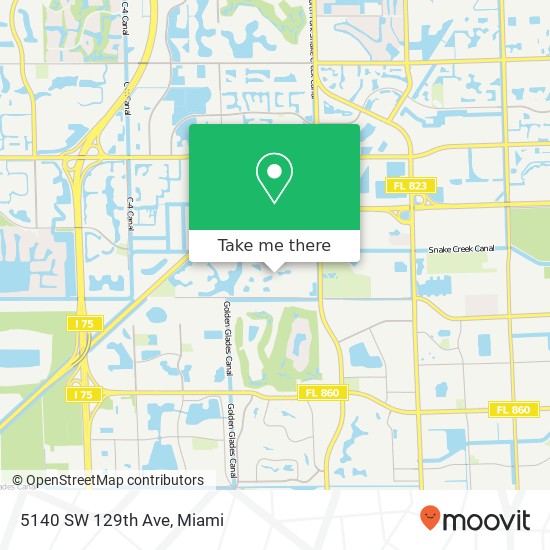 5140 SW 129th Ave map
