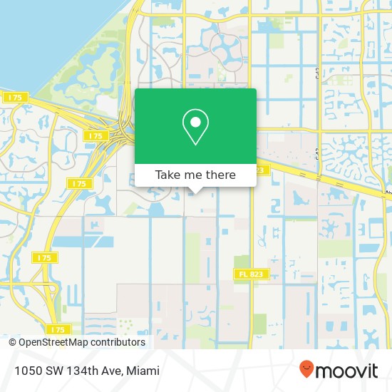 1050 SW 134th Ave map