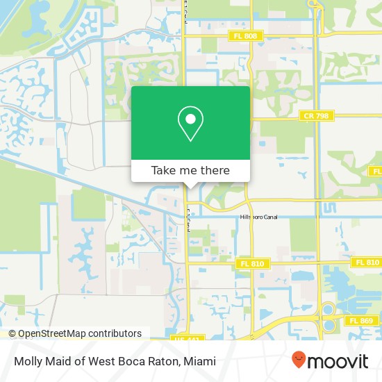 Mapa de Molly Maid of West Boca Raton