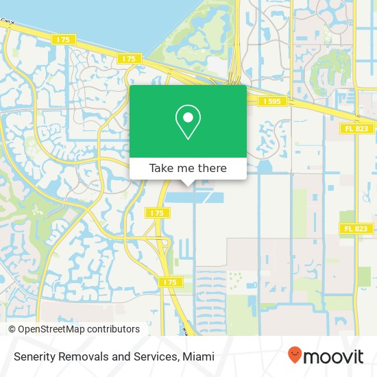 Senerity Removals and Services map