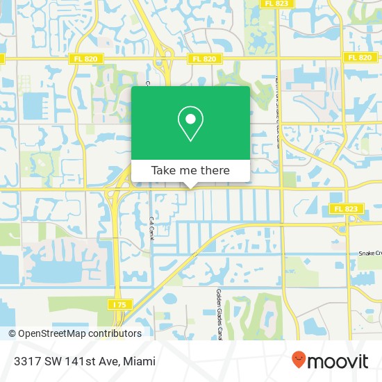 3317 SW 141st Ave map