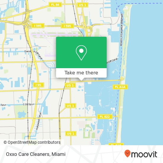 Oxxo Care Cleaners map