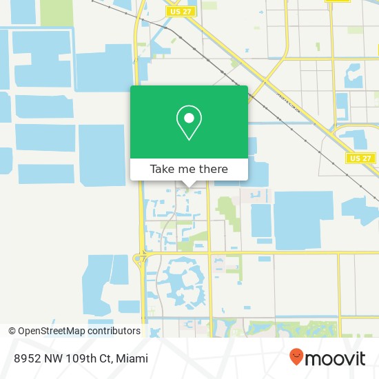 8952 NW 109th Ct map