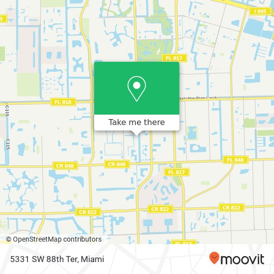 5331 SW 88th Ter map