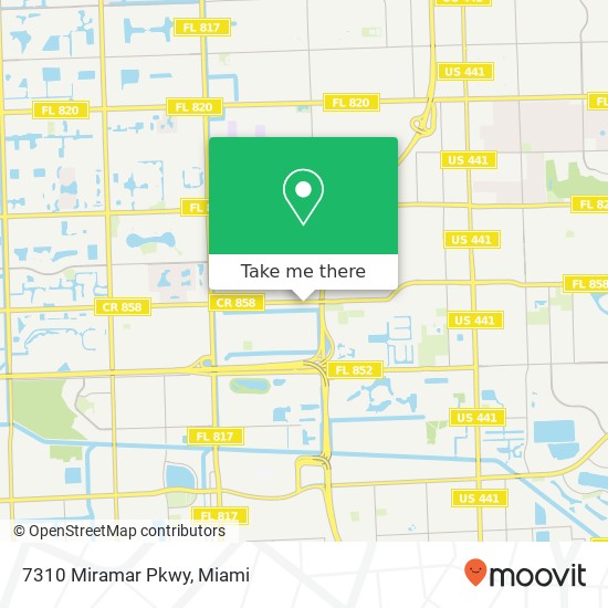 Mapa de 7310 Miramar Pkwy