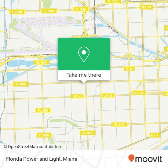 Florida Power and Light map