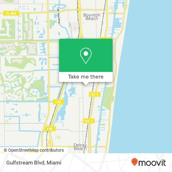 Gulfstream Blvd map