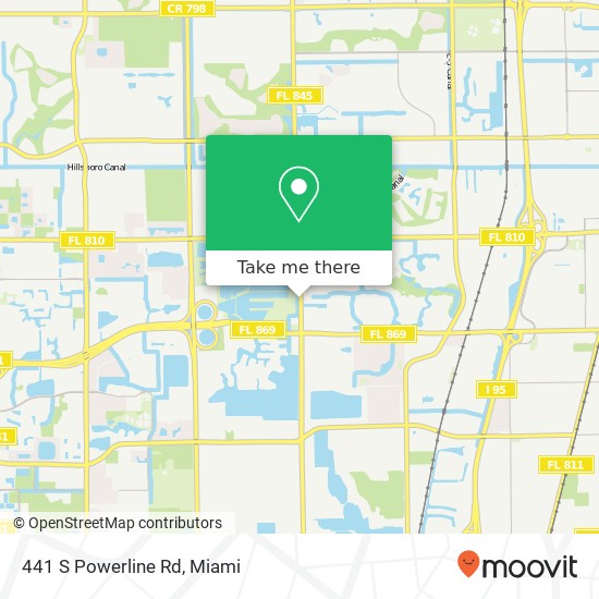 441 S Powerline Rd map