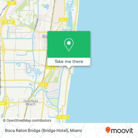 Boca Raton Bridge (Bridge Hotel) map