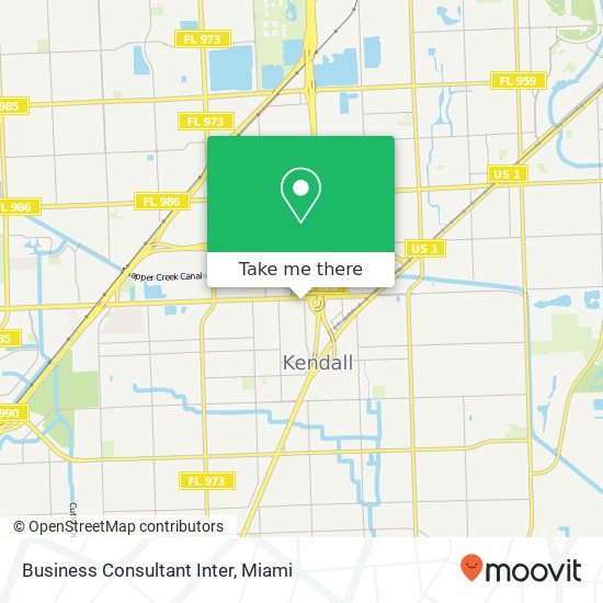 Mapa de Business Consultant Inter