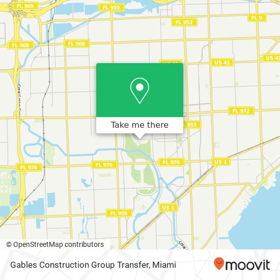 Gables Construction Group Transfer map