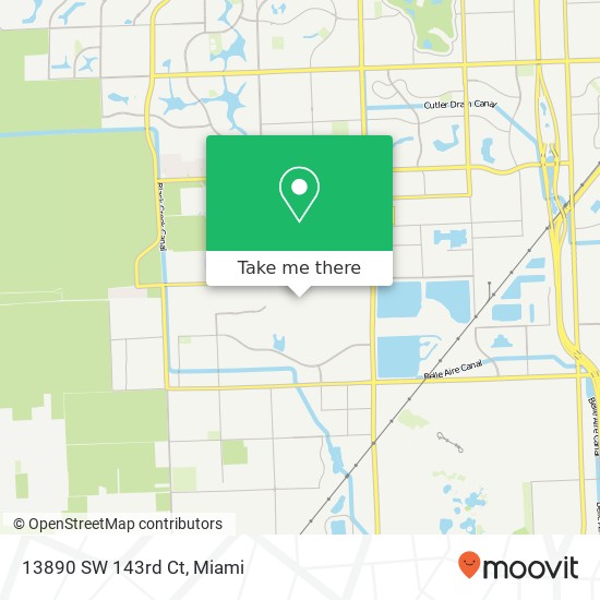 13890 SW 143rd Ct map