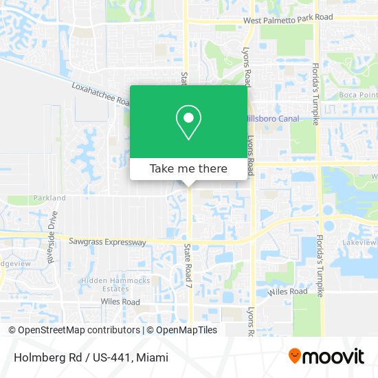 Mapa de Holmberg Rd / US-441