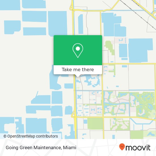 Going Green Maintenance map