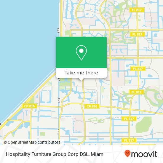 Hospitality Furniture Group Corp DSL map