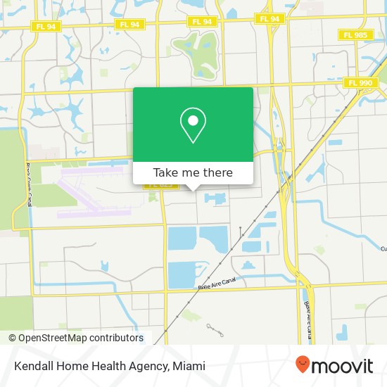 Kendall Home Health Agency map