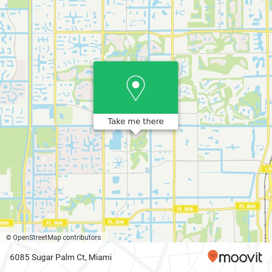 Mapa de 6085 Sugar Palm Ct