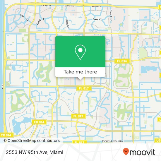 Mapa de 2553 NW 95th Ave