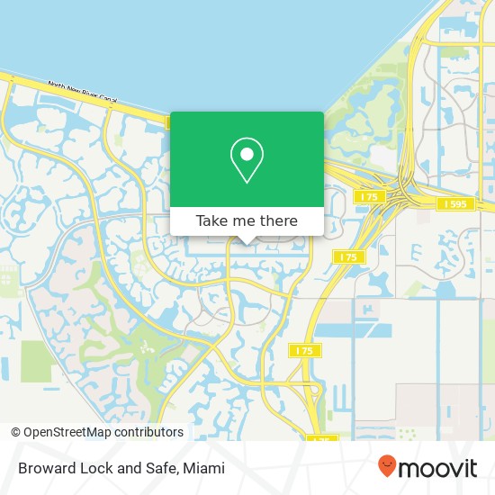 Broward Lock and Safe map