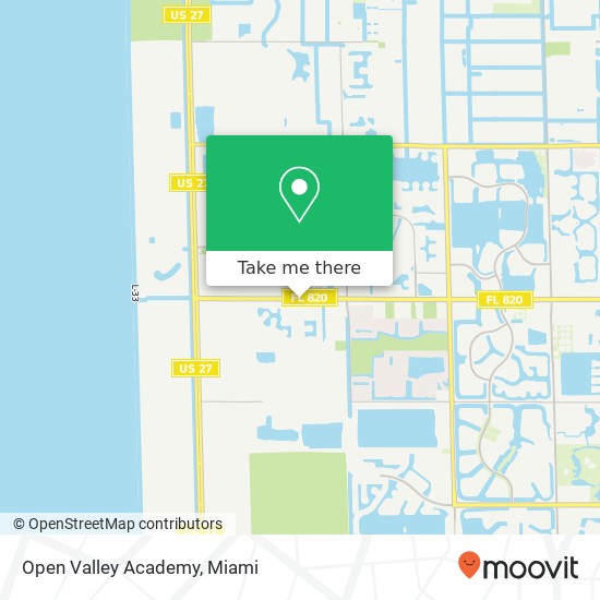 Open Valley Academy map