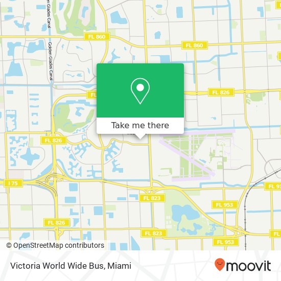 Victoria World Wide Bus map