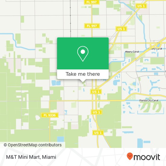 Mapa de M&T Mini Mart