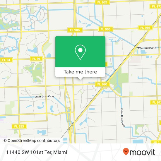 11440 SW 101st Ter map