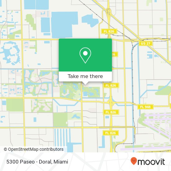 5300 Paseo - Doral map