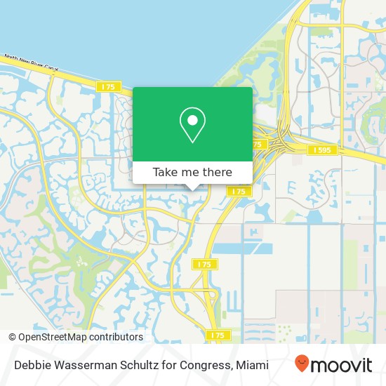 Mapa de Debbie Wasserman Schultz for Congress