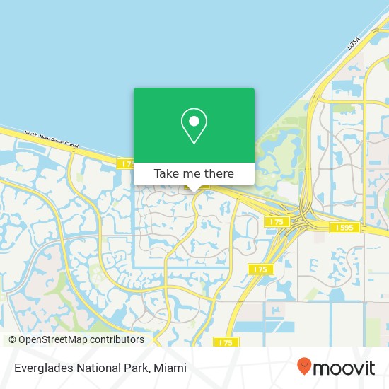 Everglades National Park map