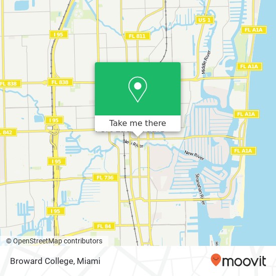 Mapa de Broward College