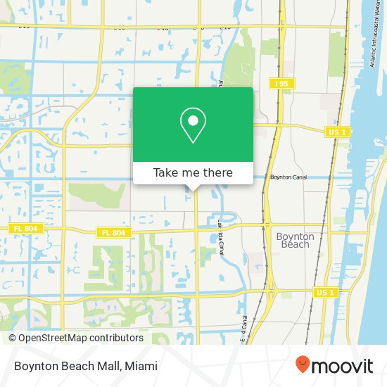 Mapa de Boynton Beach Mall