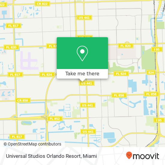 Mapa de Universal Studios Orlando Resort