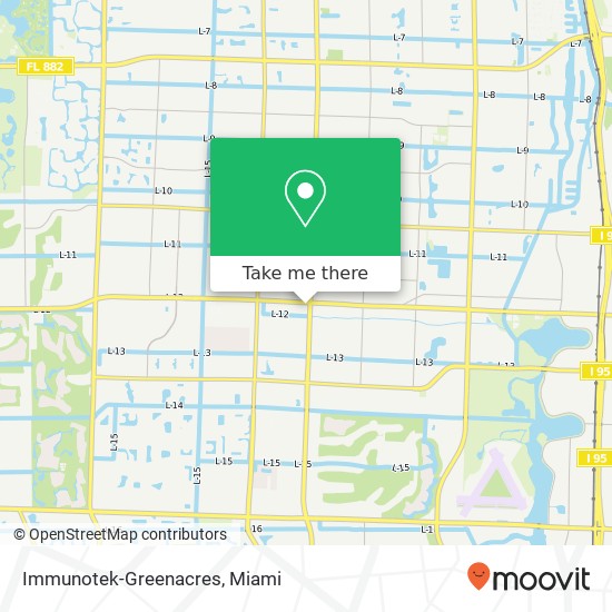 Immunotek-Greenacres map